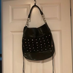 Black studded Rebecca Minkoff Bag